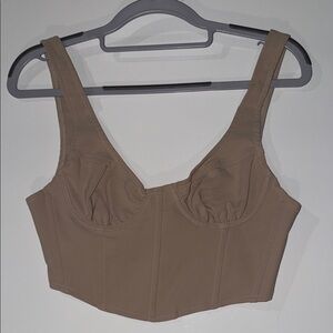 Fashion Nova Tan Crop Top